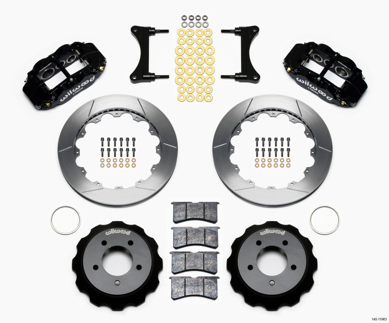 Wilwood Narrow Superlite 6R Front Hat Kit 12.88in 93-96 Mazda RX7 - 140-11963