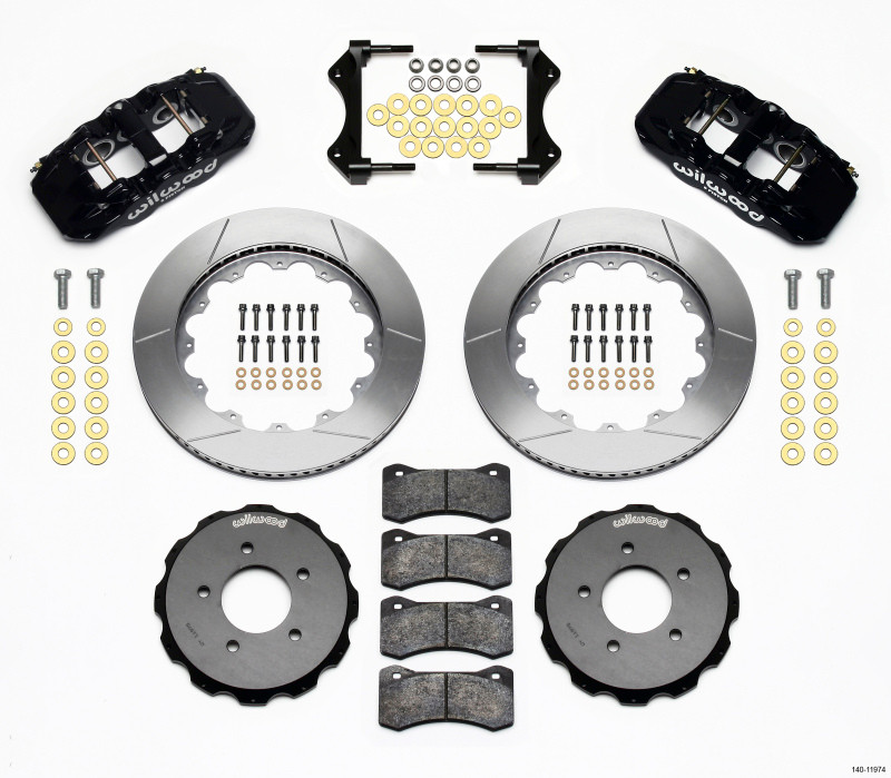 Wilwood AERO6 Front Hat Kit 14.00 99-06 BMW E46 - 140-11974