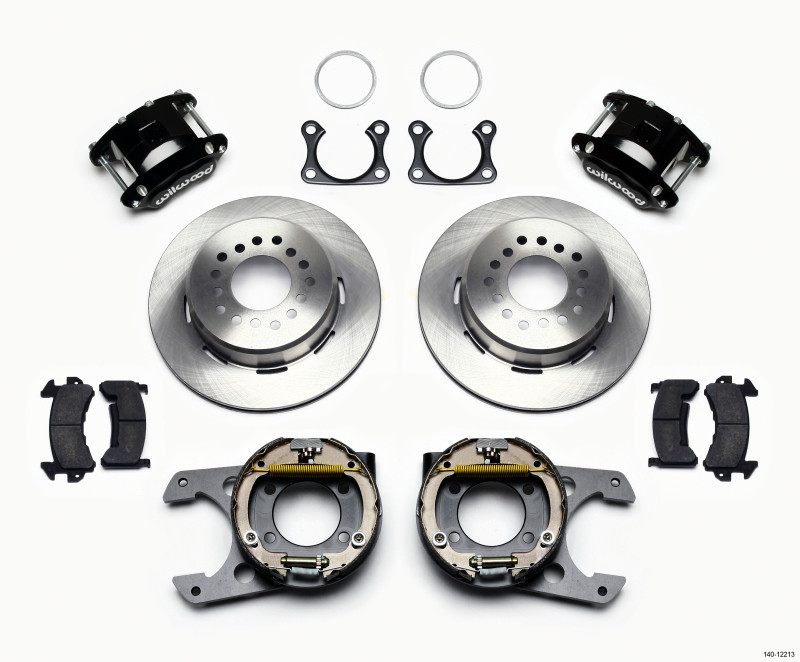 Wilwood D154 P/S Park Brake Kit Big Ford 2.36in Offset - 140-12213