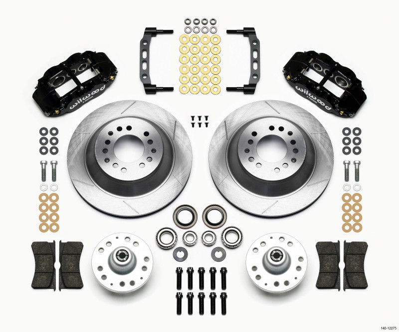 Wilwood Narrow Superlite 6R Front Hub & 1PC Rtr Kit 12.88in 74-80 Pinto/Mustang II Disc Spindle only - 140-12275