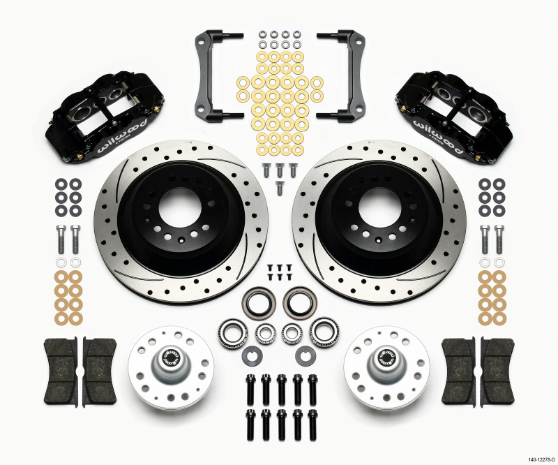 Wilwood Narrow Superlite 6R Front Hub & 1PC Rtr Kit 12.88in Dril 70-78 Camaro - 140-12278-D