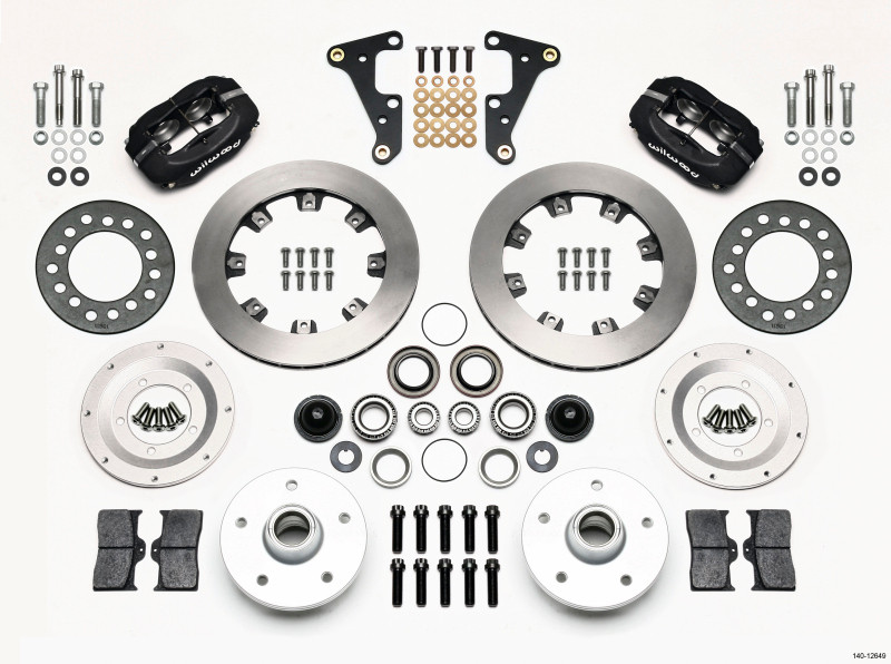 Wilwood Forged Dynalite Front Kit 11.75in 41-55 Cadillac - 140-12649