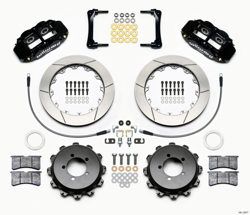 Wilwood Narrow Superlite 4R Rear Kit 12.88in 2008-2012 Subaru WRX w/Lines - 140-12877