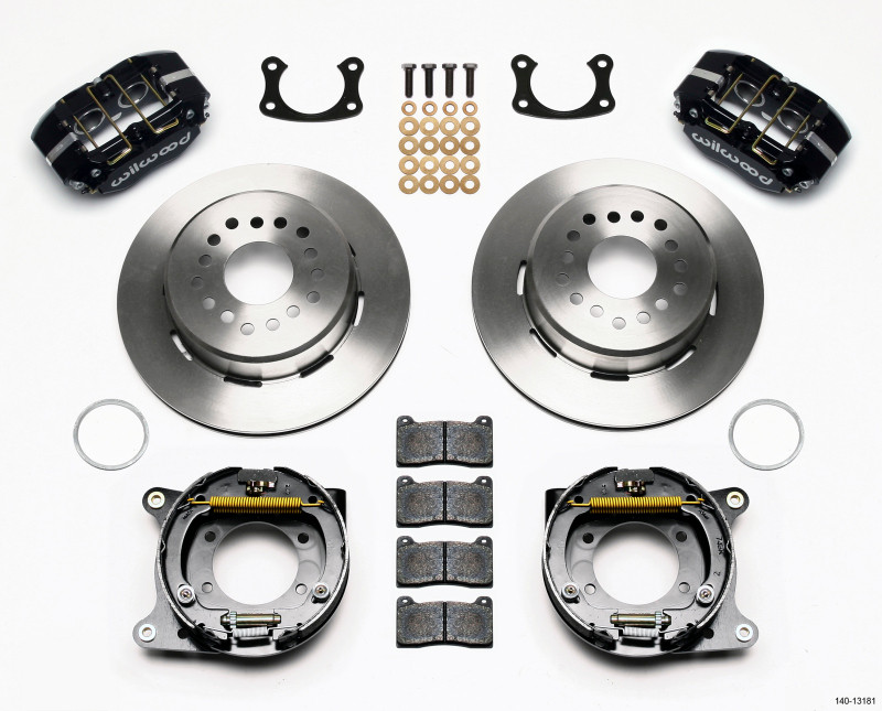 Wilwood Dynapro Lug Mount P/S Park Brake Kit New Big Ford 2.50in Offset - 140-13181