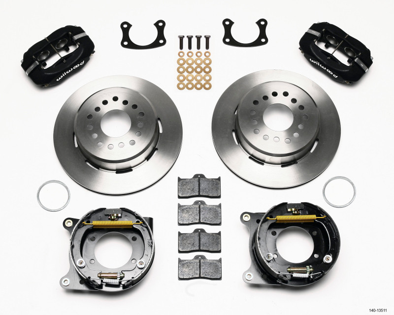 Wilwood Forged Dynalite P/S Park Brake Kit BOP Axle 2.75in Bearing 2.75 Offset - 140-13511