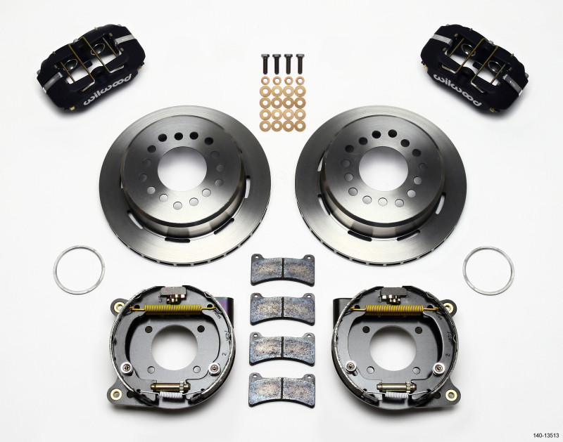 Wilwood Dynapro Low-Profile 11.00in P-Brake Kit BOP Axle 2.75in Bearing 2.75 Offset - 140-13513