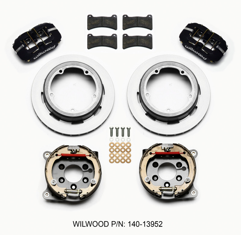 Wilwood Dynapro Low-Profile 11.00in P-Brake Kit Strange Eng Floater 3.49in Offset - 140-13952