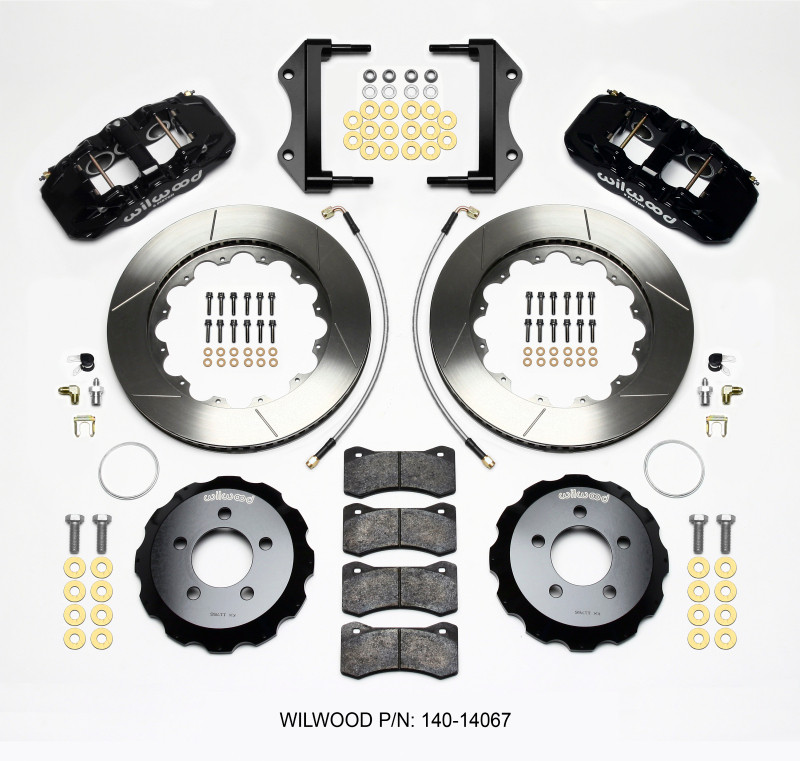 Wilwood AERO6 Front Hat Kit 14.25 2014-Up Challenger w/Lines - 140-14067