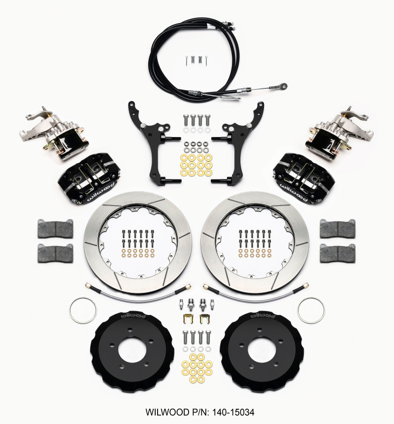 Wilwood Dynapro Radial4 / MC4 Rear Kit 12.88 2006-15 Miata w/Lines & Cables - 140-15034