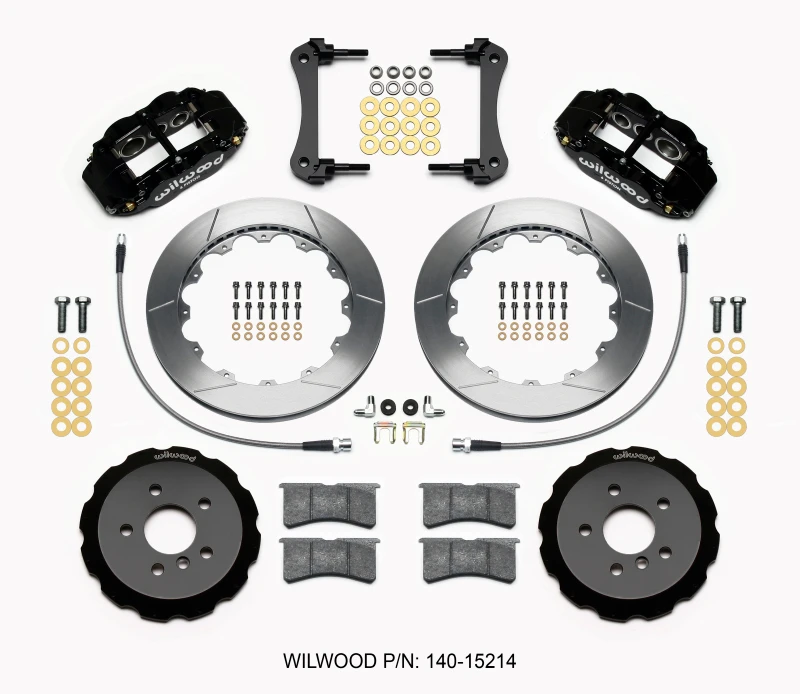 Wilwood Narrow Superlite 6R Front Hat Kit 12.88in 2014-2015 Mini Cooper w/Lines - 140-15214