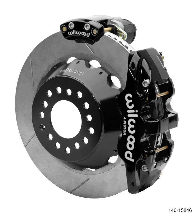 Wilwood Narrow Superlite 4R Rear P-Brk Kit AERO4 14.00in Rotor Big Ford New Style 2.50in Offset - 140-15846