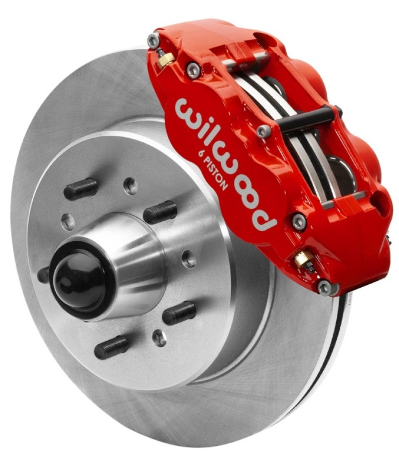 Wilwood Forged Narrow Superlite 6R Front Big Brake Kit 12.19in Rotors 88-98 C1500 - Red - 140-15948-R