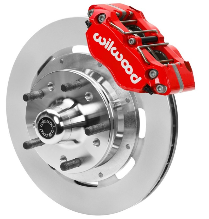 Wilwood 70-81 FBody/75-79 A&XBody Dynapro Frt Brk Kit 11.75in Rtr Red Caliper Use w/ ProDrop Spindle - 140-15981-R