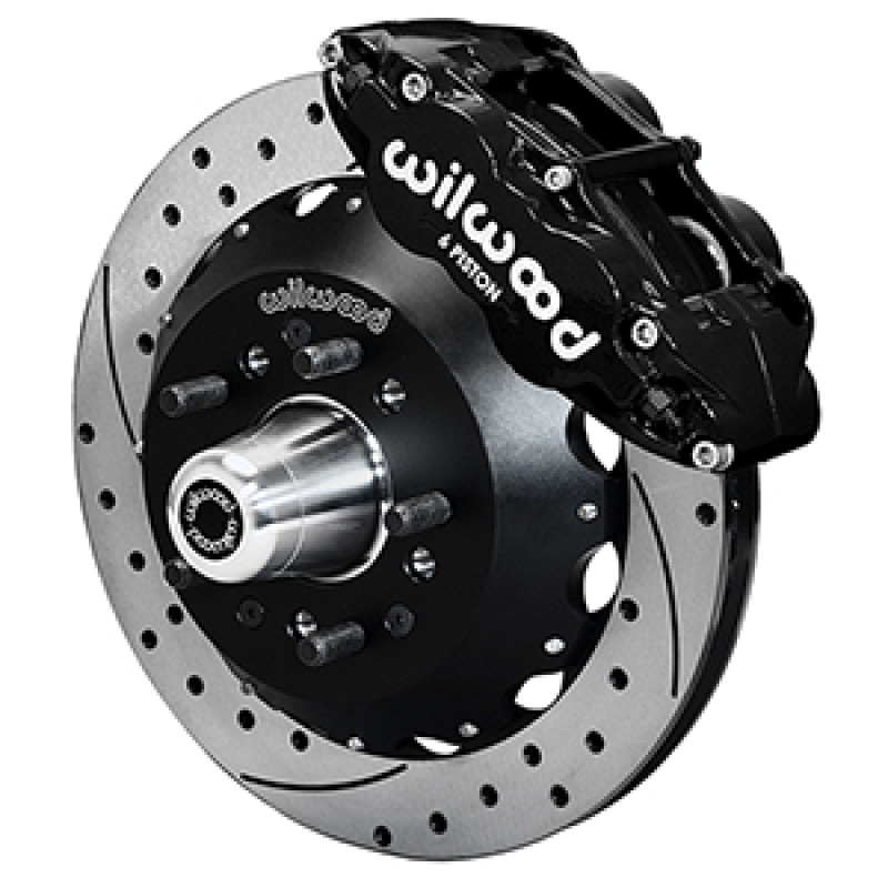 Wilwood 55-57 Chevy Bel Air Superlite 6R Kit, 5 x 4.50in/4.75in Hub - 12.88in D&S Rotor - 140-16908-D