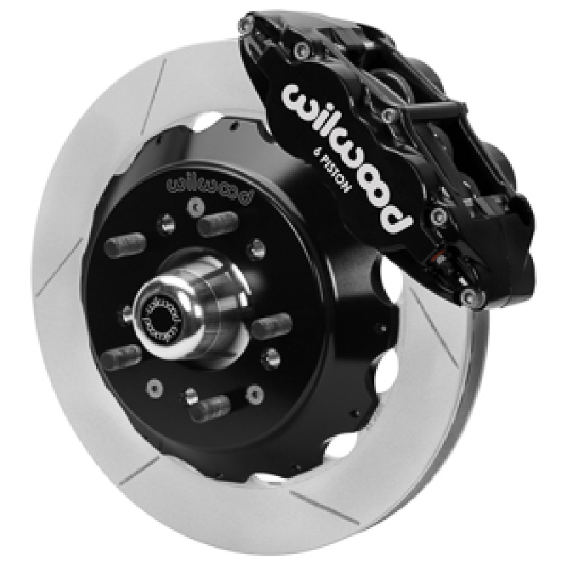 Wilwood Forged 6 Piston Superlite Caliper, GT 48 Vane Spec37 Slotted Rotor - 12.88x1.25 - 140-17088