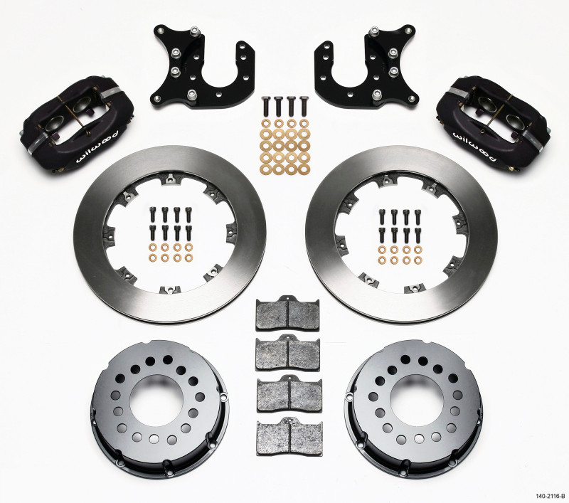 Wilwood Forged Dynalite P/S Rear Kit Mopar-Dana 2.72in Offset - 140-2116-B