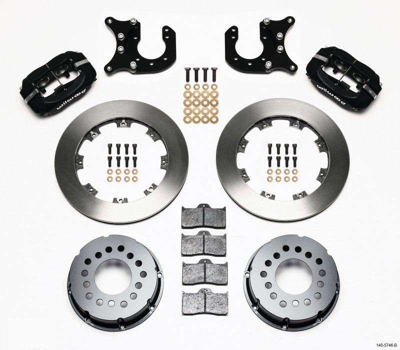 Wilwood Forged Dynalite P/S Rear Kit Chevy 12 Bolt-Spec 3.15in Brng - 140-5746-B