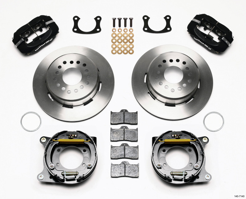 Wilwood Forged Dynalite P/S Park Brake Kit New Big Ford 2.50in Offset - 140-7140