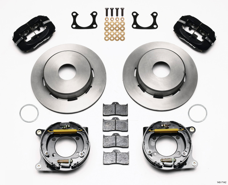 Wilwood Forged Dynalite P/S Park Brake Kit Big Ford 2.36in Offset Currie Blank - 140-7142
