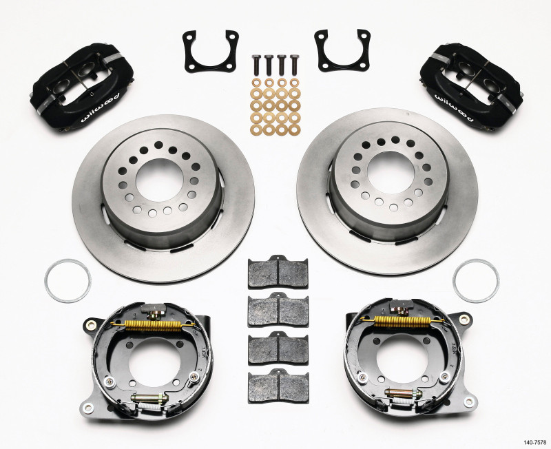 Wilwood Forged Dynalite P/S Park Brake Kit Chevy 12 Bolt-Spec 3.15in Brng - 140-7578