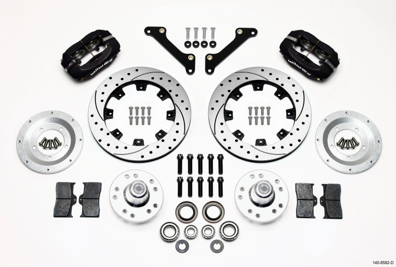 Wilwood Forged Dynalite Front Kit 12.19in Drilled 70-78 Camaro - 140-8582-D