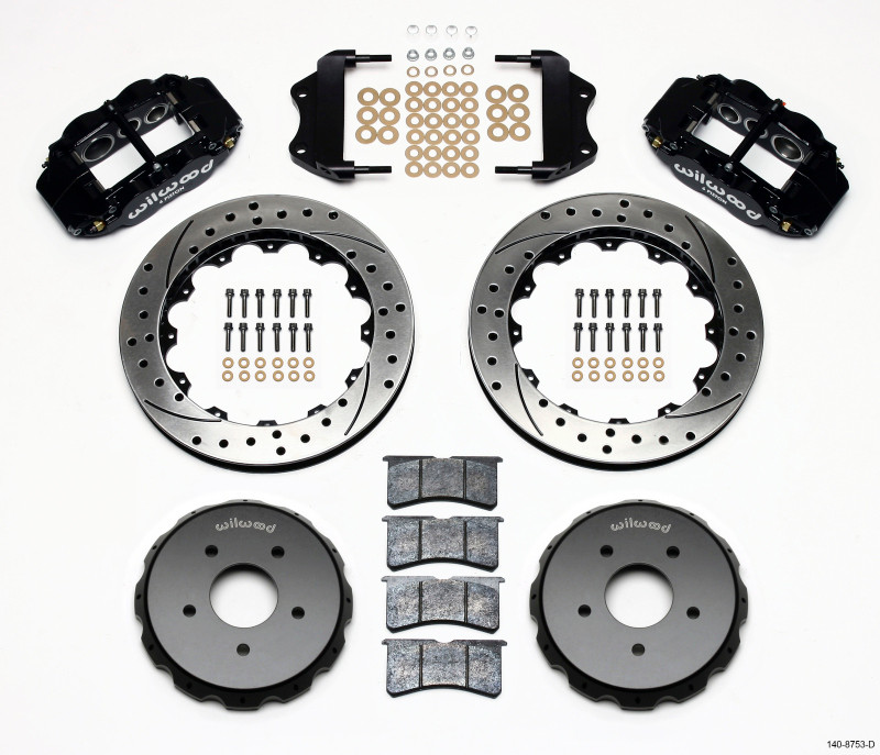 Wilwood Narrow Superlite 6R Front Hat Kit 13.06in Drilled 2004-2006 Pontiac GTO - 140-8753-D