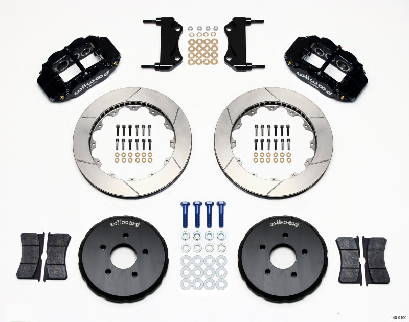 Wilwood Narrow Superlite 6R Front Hat Kit 13.06in Nissan 350Z/Fiti G35 - 140-9190