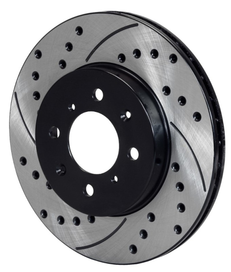 Wilwood Rotor-.68in Offset-SRP-BLK-Drill-LH 10.32 x .83 - 4 x 3.93 - 160-12839-BK