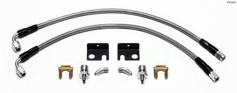 Wilwood Flexline Kit 00-04 PT Cruiser/Neon SRT/4 w/ Forged Dynalite Caliper - 220-6428