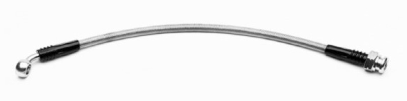 Wilwood 13in OAL Flexline -3 Hose to 45 Deg. Block M10 x 1.00 Bubble Flare - 220-8514