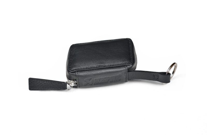Akrapovic Leather Car Key Case - Black - 801740 User 1