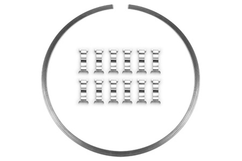 Wilwood 8.80in Diameter Dynapro Lug Rotor and Snap Ring Dynamic Kit - Stainless Steel - 300-14913