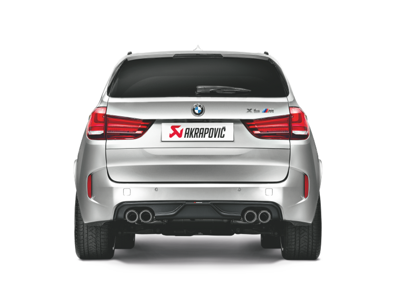 Akrapovic 15-17 BMW X5M (F85) Rear Carbon Fiber Diffuser - Matte - DI-BM/CA/2