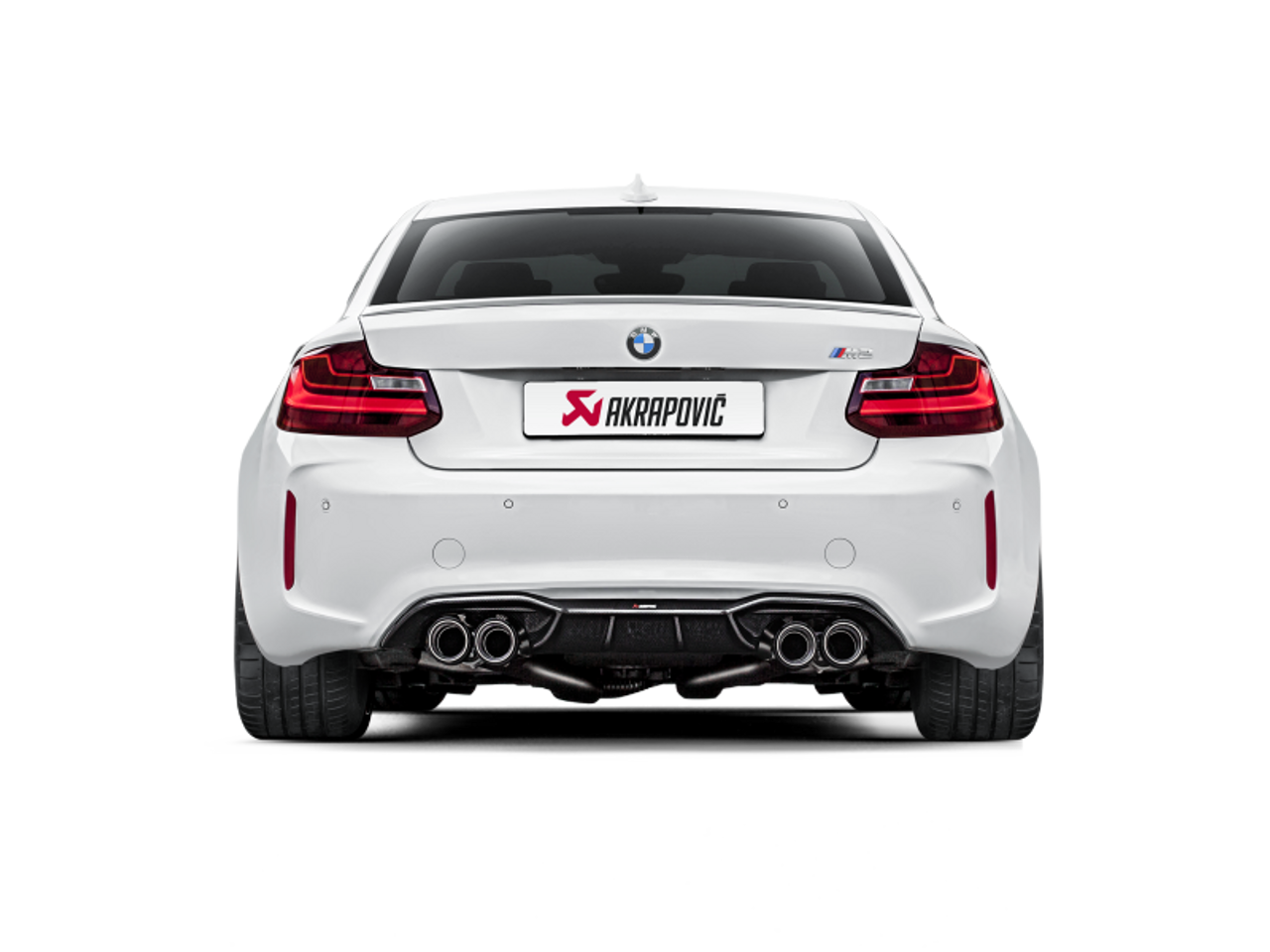 Akrapovic 16-17 BMW M2 (F87) / 2018+ BMW M2 Competition/M2 CS (F87N) Rear Carbon Fiber Diffuser - Hi - DI-BM/CA/3/G
