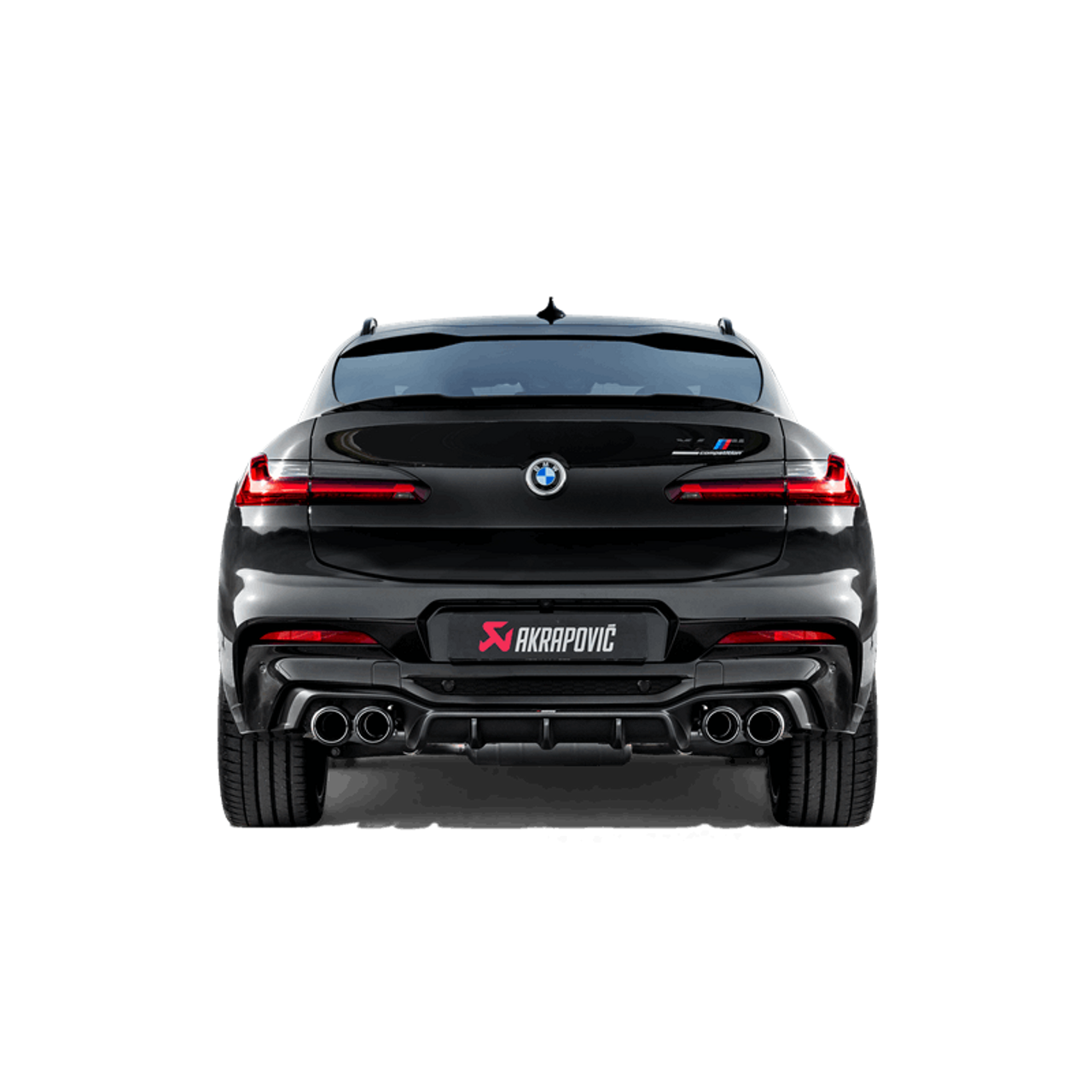 Akrapovic 2019+ BMW X4M Rear Carbon Fiber Diffuser - High Gloss - DI-BM/CA/6