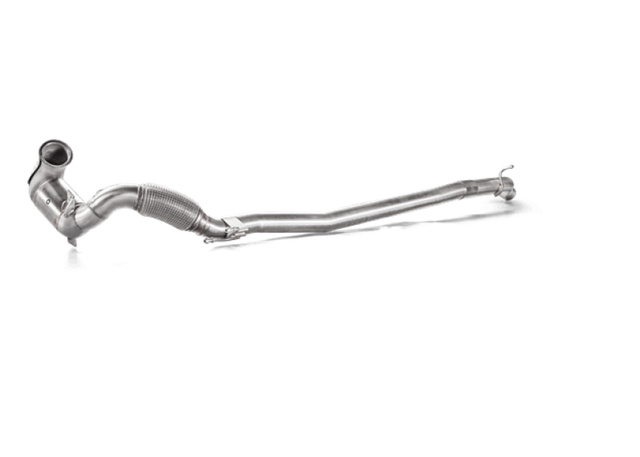 Akrapovic 2017 Volkswagen Golf R/ 2017 Audi S3 (8V) DownPipe w/ Cat (SS) - DP-VW/SS/3/H