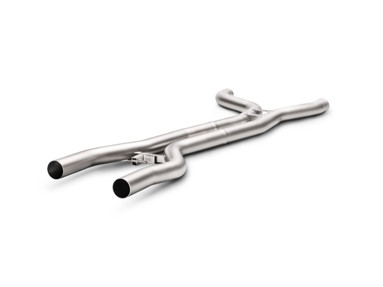 Akrapovic 15-17 Porsche Cayenne GTS (958 FL) Evolution Link Pipe Set (Titanium) - E-PO/T/3