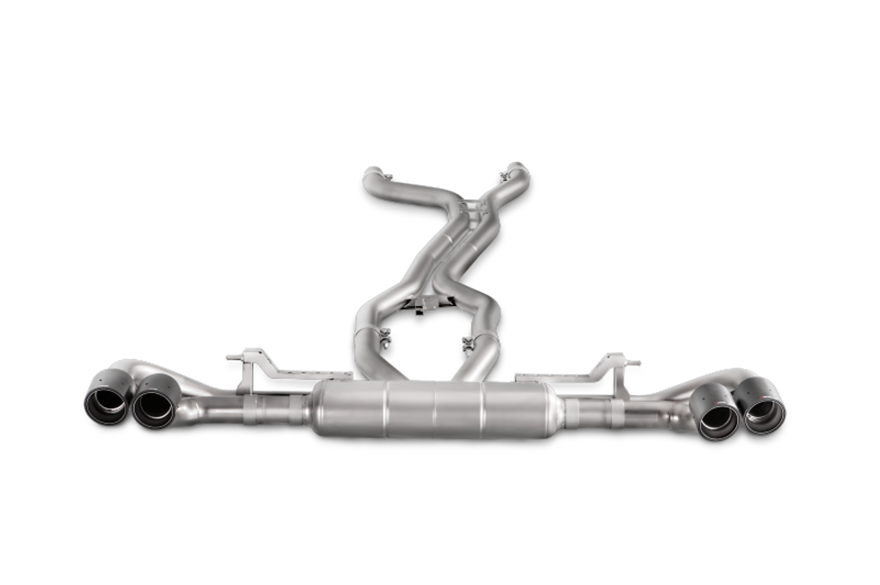 Akrapovic 15-17 Porsche Cayenne GTS (958 FL) Evolution Link Pipe Set (Titanium) - E-PO/T/3