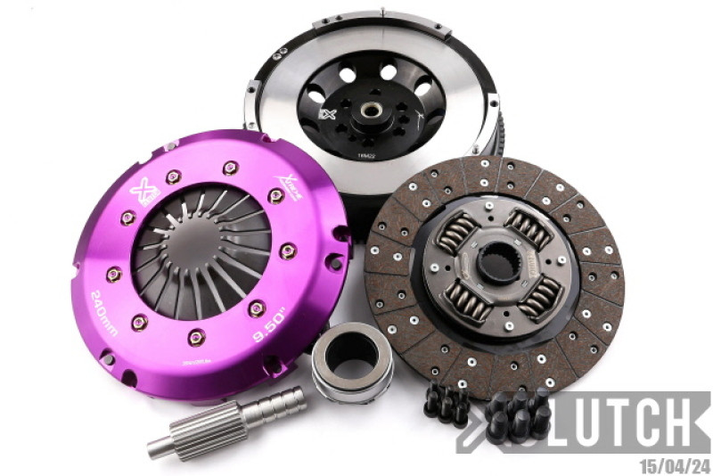 XClutch 2011 BMW 1 Series M Base 3.0L Stage 1 Sprung Organic Clutch Kit (6 Bolt/PB in Flywheel) - XKBM24566-1A
