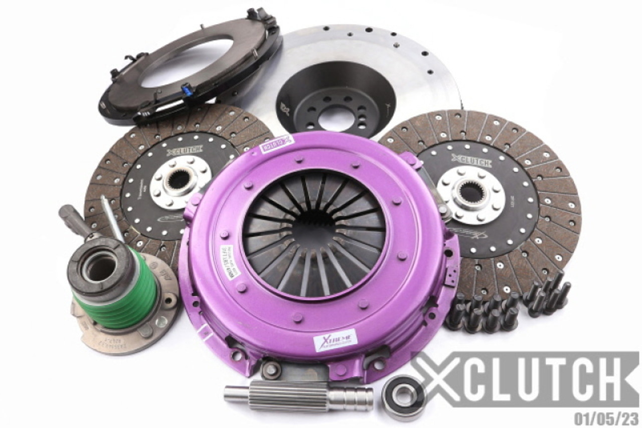 XClutch 16-24 Chevrolet Camaro 6.2L 10.5in Twin Solid Organic Clutch Kit - XKCR27636-2G