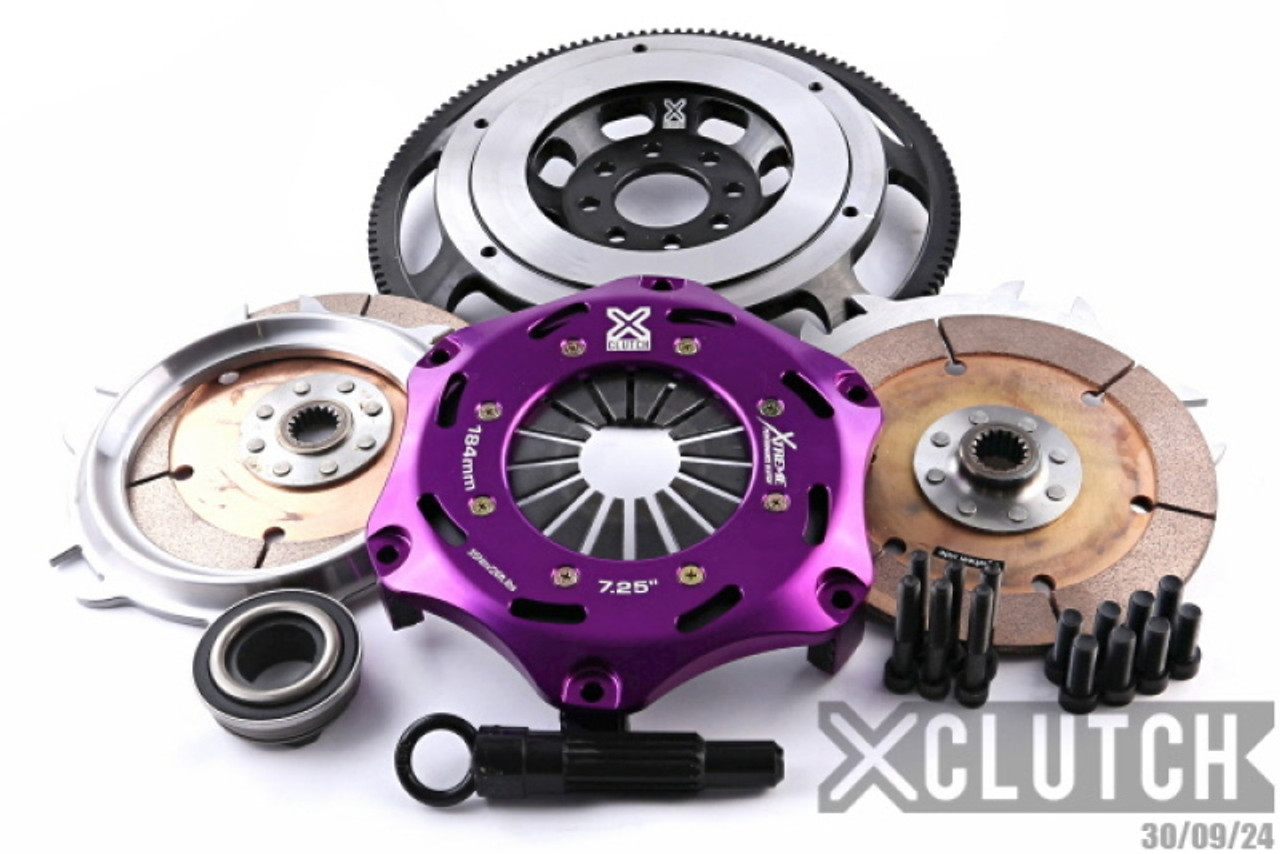 XClutch 03-05 Dodge Neon SRT-4 2.4L Turbo 7.25in Twin Solid Ceramic Clutch Kit - XKDG18510-2E