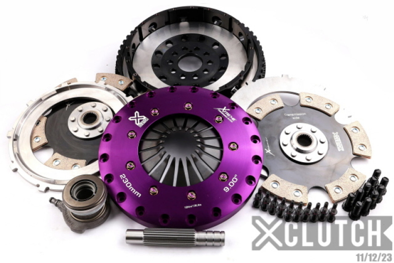 XClutch 05-07 Volvo S40 T5 2.5L 9in Twin Solid Ceramic Clutch Kit - XKFD23648-2E