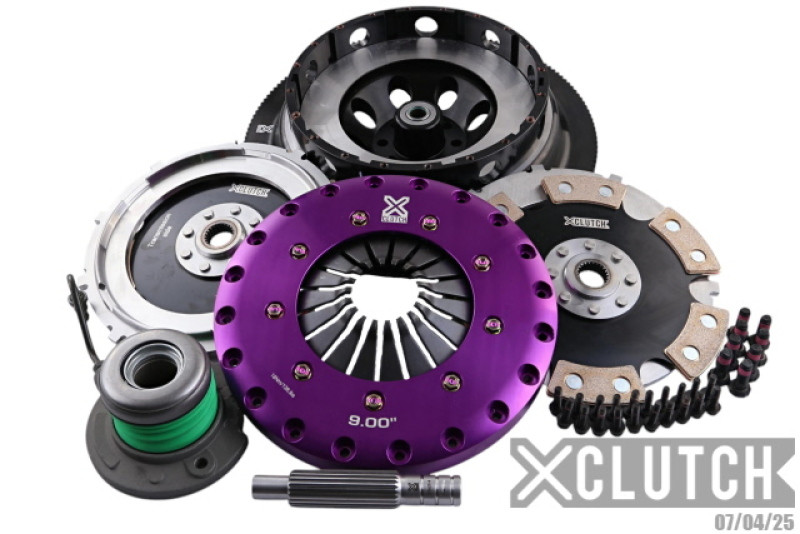 XClutch 18-24 Ford Mustang GT 5.0L 9in Twin Solid Ceramic Clutch Kit - XKFD23658-2E