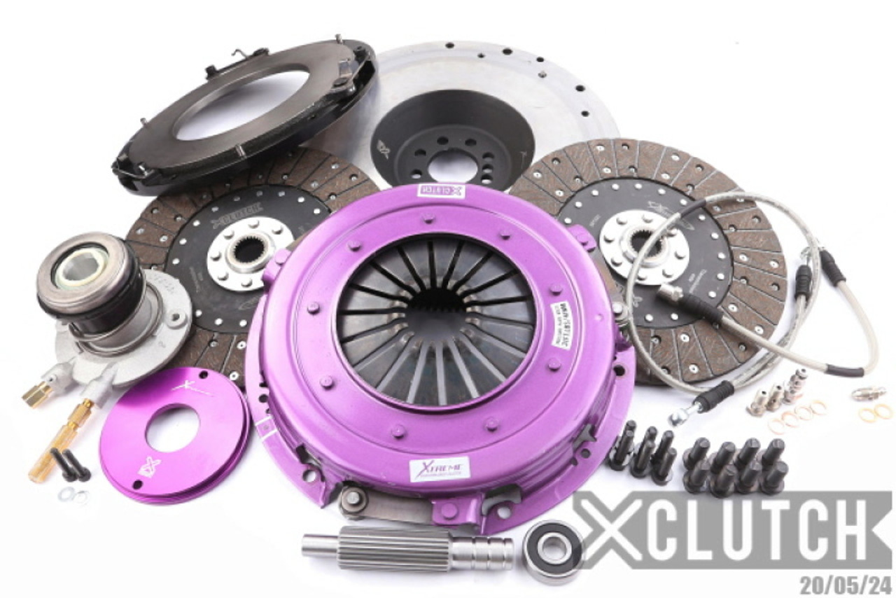 XClutch 09-15 Cadillac CTS V 6.2L 10.5in Twin Solid Organic Clutch Kit - XKGM27634-2G