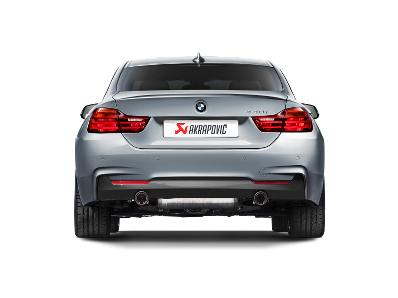 Akrapovic 16-17 BMW 340i (F30 F31) Evolution Line Cat Back (SS) w/ Carbon Tips (Req. Link Pipe) - MTP-BM/SS/2H
