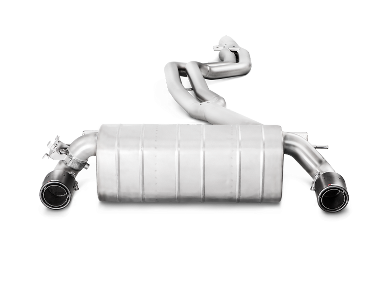 Akrapovic 16-17 BMW M240i (F22 F23) Evolution Line Cat Back (SS) w/ Carbon Tips (Req. Link Pipe) - MTP-BM/SS/4H