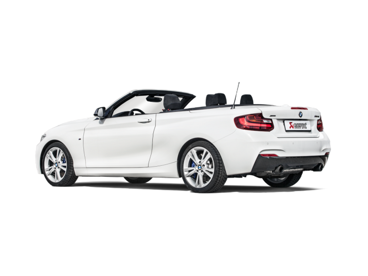 Akrapovic 16-17 BMW M240i (F22 F23) Evolution Line Cat Back (SS) w/ Carbon Tips (Req. Link Pipe) - MTP-BM/SS/4H