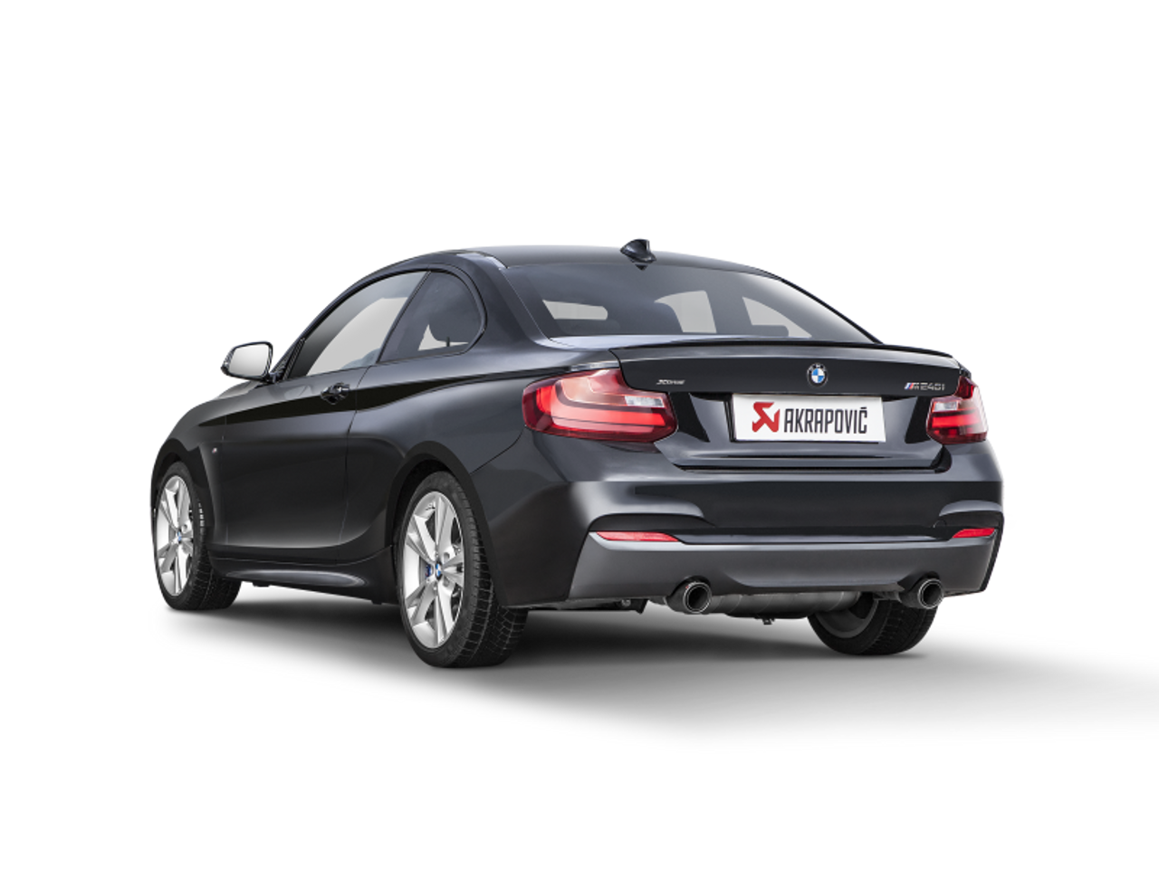 Akrapovic 16-17 BMW M240i (F22 F23) Evolution Line Cat Back (SS) w/ Carbon Tips (Req. Link Pipe) - MTP-BM/SS/4H