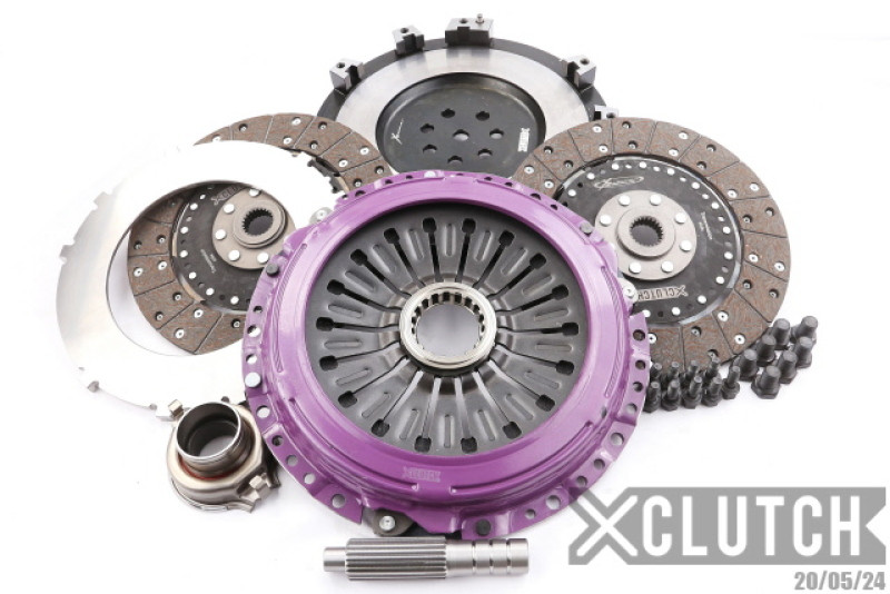 XClutch 1997 Mitsubishi Lancer EVO IV 2.0L 9in Twin Solid Organic Clutch Kit - XKMI23522-2G
