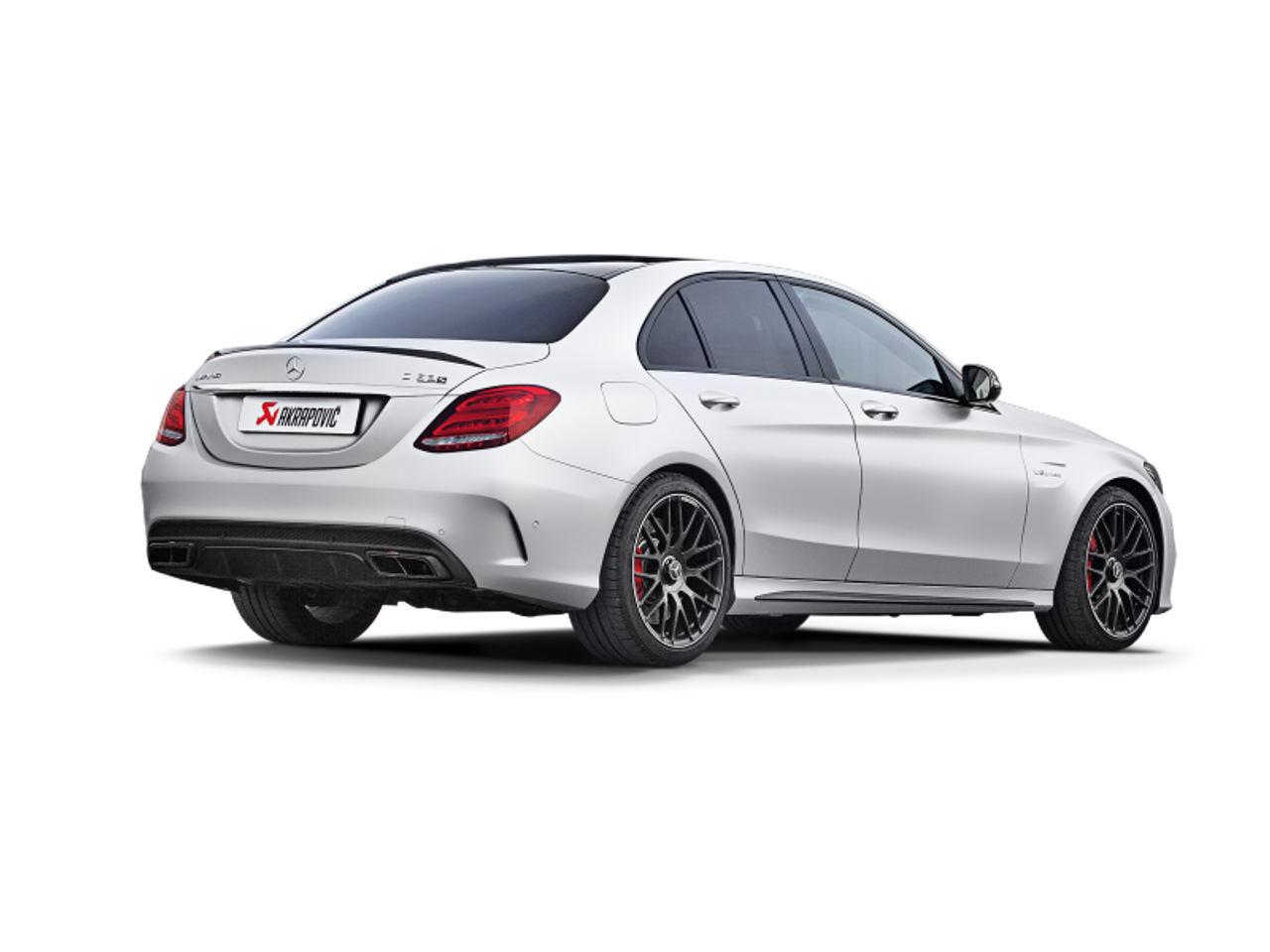 Akrapovic 15-17 AMG C63 Estate Evolution Line Cat Back (Titanium) w/ Carbon Tips (Req. Link Pipe) - MTP-ME/T/2H/1